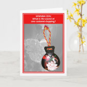 Spaanse Zen Één Kaart van de Verjaardag van de (Gele Bloem)