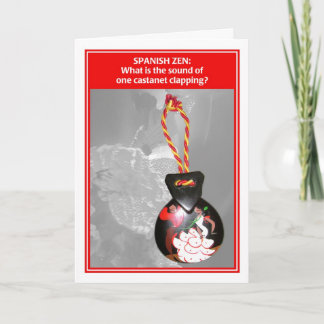 Spaanse Zen Één Kaart van de Verjaardag van de