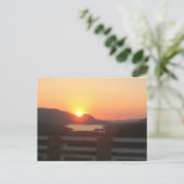 Spaanse Zonsondergang Briefkaart (Staand voorkant)
