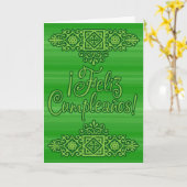 Spaanstalige Spaanse groene kaart (Gele Bloem)