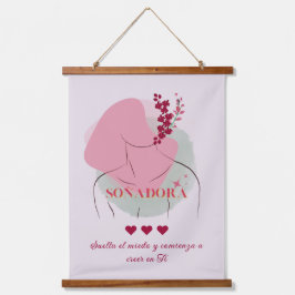 Spaanstalige tekst | Inspirerend citaatbeheer Hangend Wandkleed