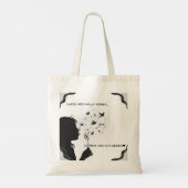 Spaanstalige tekst positief| Kute herbruikbare tas (Achterkant)