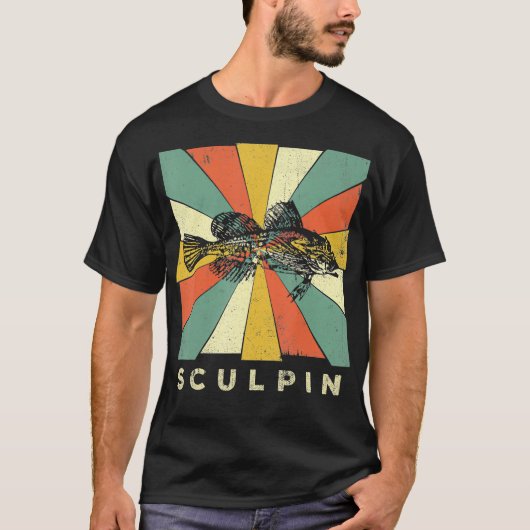  spaanvis Lover Retro Style Animal T-shirt (Voorkant)