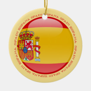 Spaanvlag Keramisch Ornament