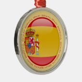 Spaanvlag Metalen Ornament (Rechts)