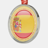 Spaanvlag Metalen Ornament (Links)