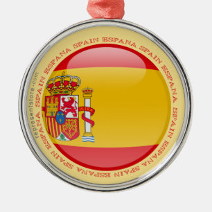 Spaanvlag Metalen Ornament