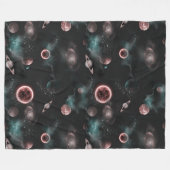 Spaappatroon fleece deken (Voorkant (Horizontaal))