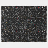 Spaappatroon fleece deken (Voorkant (Horizontaal))