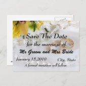 Spaar de Dag PostCard Aankondigingskaart (Voorkant / Achterkant)