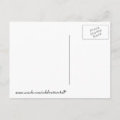 Spaar de Dag Postkaart Aankondigingskaart (Achterkant)