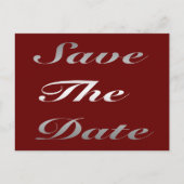 Spaar de datum ansichtkaart aankondigingskaart (Voorkant)