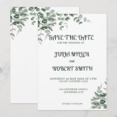 Spaar De Datum Kaart (Voorkant / Achterkant)