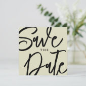 Spaar de datum kaart & envelop (Staand voorkant)