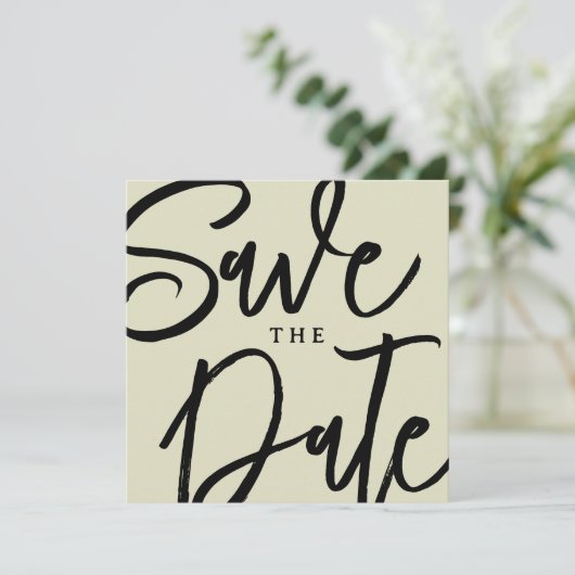 Spaar de datum kaart & envelop (Staand voorkant)