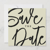 Spaar de datum kaart & envelop (Voorkant)