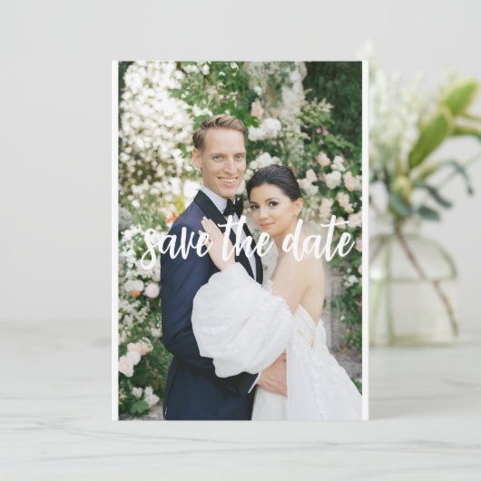 Spaar de datum Kaarten geen Minimum Voor Viering D (Staand voorkant)