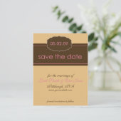 Spaar de Datum Postkaart SJABLOON (Staand voorkant)