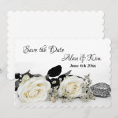 Spaar De Datum Rozen Save The Date (Voorkant / Achterkant)