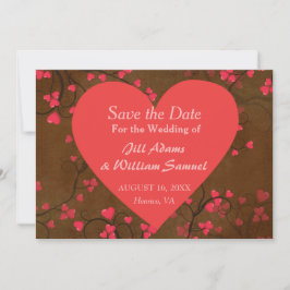 Spaar de datum valentijnshart save the date