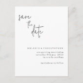 Spaar de datumkaart aankondigingskaart (Voorkant)