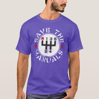 Spaar de handleiding transmissie Auto's Euro vinta T-shirt
