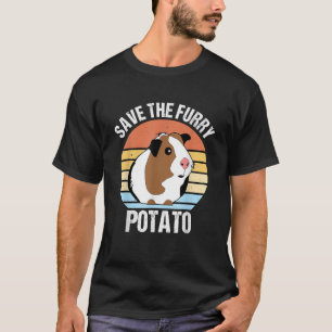 Spaar de Harige Aardappel Grappige Cavia T-shirt