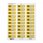 SPAAR DEZE DATUM Leuk Retro Stripboek Pop Art Etiket (Full Sheet)
