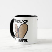Spaar een Lolly Lik een Bever Mok (Voorkant links)