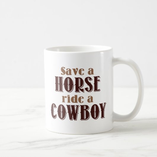 Spaar Een Paard Koffiemok (Rechts)