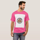 Spaar en Wandel Croissant Munten grappig T-shirt (Voorkant volledig)