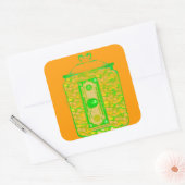 Spaar Geld Vul Sticker Sjabloon (Envelop)