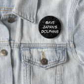 Spaar Japanse dolfijnen Ronde Button 5,7 Cm (In situ)