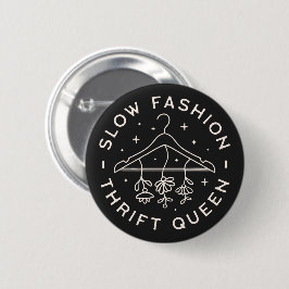 Spaar koningin slow fashion tweedehands kleding ko ronde button 5,7 cm
