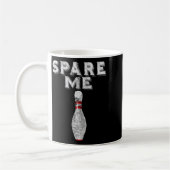 Spaar Me Grappig Bowlingteam Vintage Koffiemok (Links)