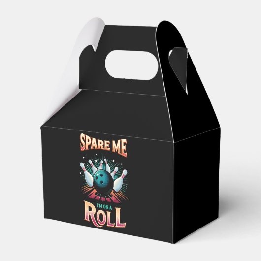 Spaar Me Ik zit op een rol - Bowling Bedankdoosjes (Voorkant Zijde)