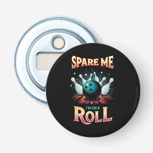 Spaar Me Ik zit op een rol - Bowling Button Flesopener