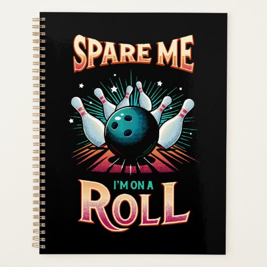 Spaar Me Ik zit op een rol - Bowling Planner (Voorkant)
