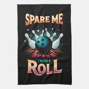 Spaar Me Ik zit op een rol - Bowling Theedoek
