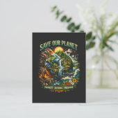Spaar Onze Planeet Briefkaart (Staand voorkant)