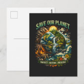 Spaar Onze Planeet Briefkaart (Voorkant / Achterkant)