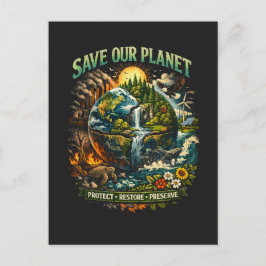 Spaar Onze Planeet Briefkaart
