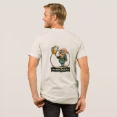 Spaar Water Drink Bier Grappige Vintage T-shirt (Voorkant)