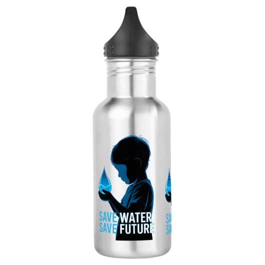 Spaar Water Spaar de Toekomst Waterfles (Links)