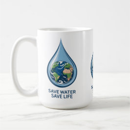 Spaar Water Spaar Leven Koffiemok