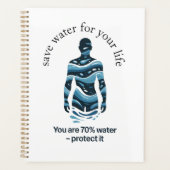 Spaar water voor je leven planner (Voorkant)