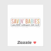 Spaarbaby's, neonatale intensieve zorg sticker (Vel)