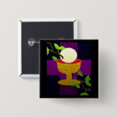 Spaarbeker Vierkante Button 5,1 Cm (Voorkant /achterkant)