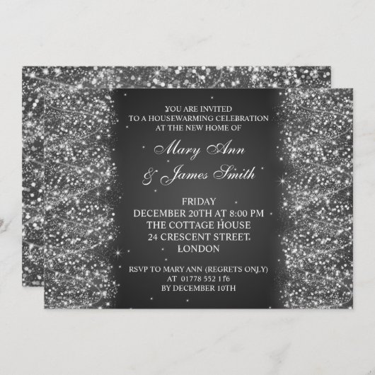 Spaarglitter Black Kaart (Voorkant / Achterkant)