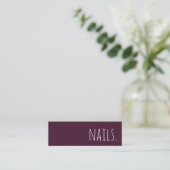 spaarkaart nagels klantenkaartje (Staand voorkant)